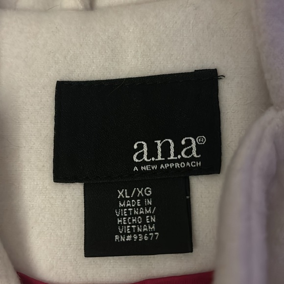 a.n.a Cream Double Breasted Coat - Picture 4 of 6